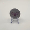 32mm pastel bat badge on a white background