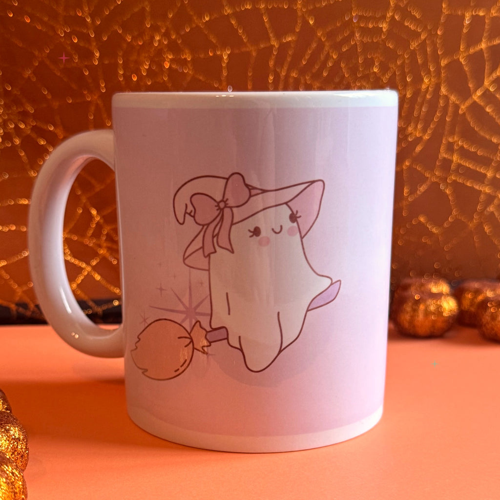 Mobility Aids are Magic mug styled with autumn decor