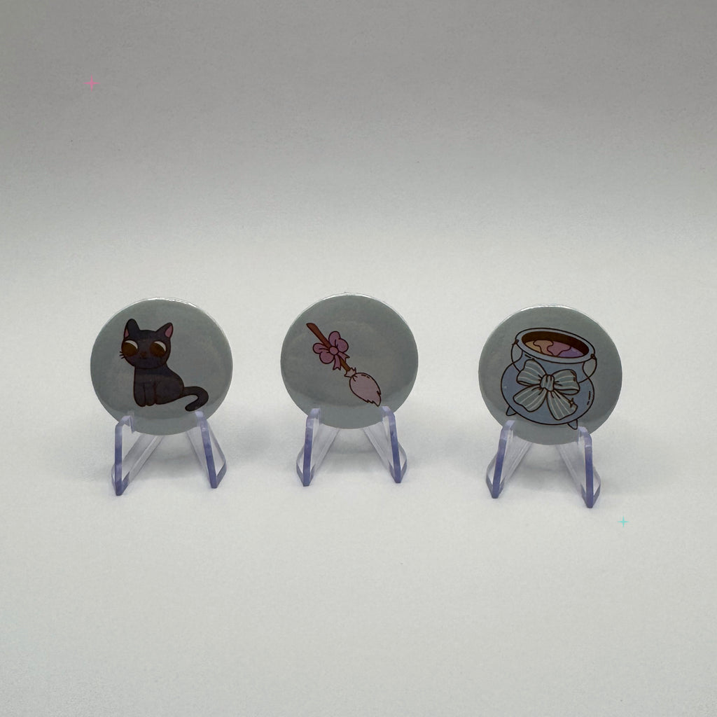 Hexecutive Dysfunction – 3 × 32mm Badge Set