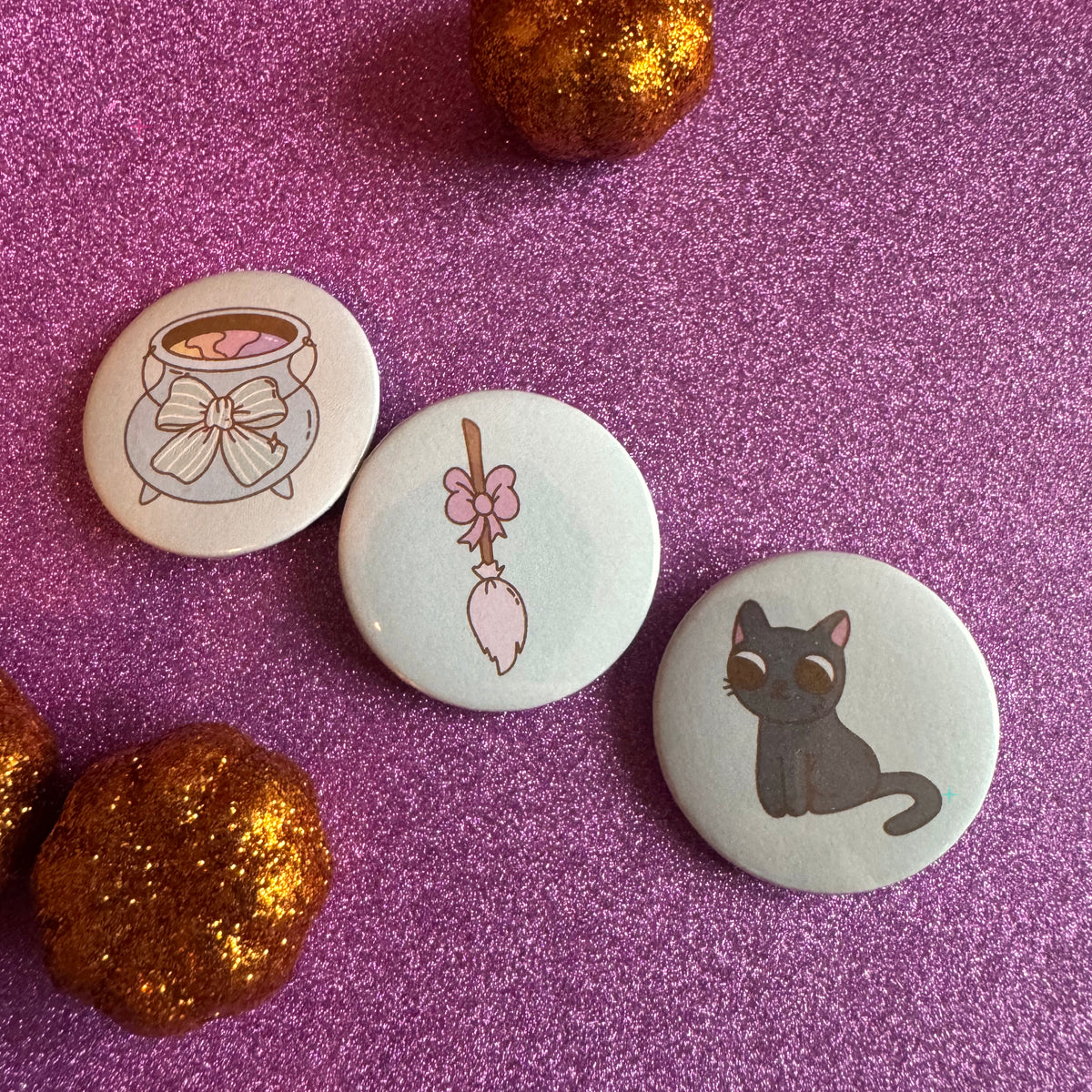 Hexecutive Dysfunction – 3 × 32mm Badge Set