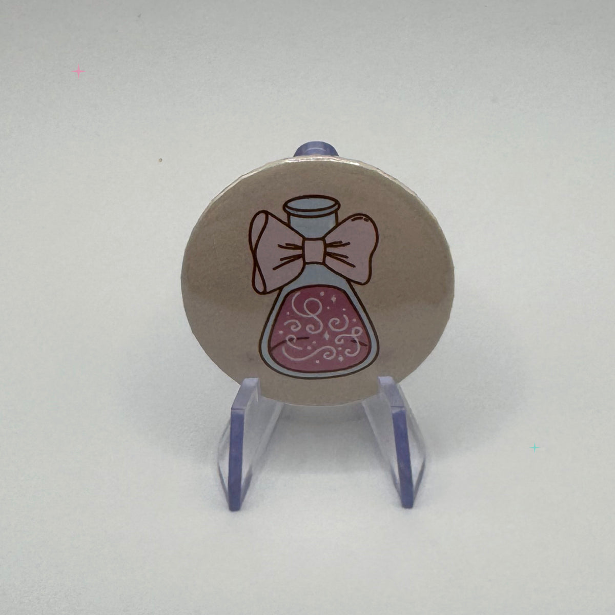 Hibernation Is a Reasonable Adjustment Potion 32mm badge on white background