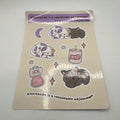 Hibernation Is a Reasonable Adjustment sticker sheet on white background