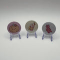 Pumpkin Spice & Symptom Spikes – 3 × 32mm Badge Set